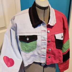 Dangerfield Multicolor Denim Jacket